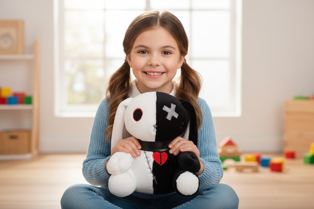 Goth Plush Bunny Rabbit
